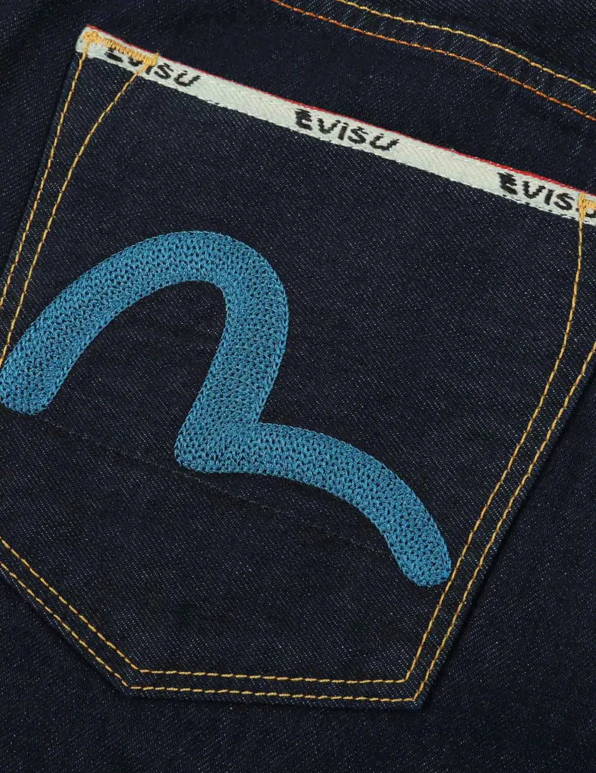 Seagull and Eagle Embroidery Carrot Fit Jeans #2017