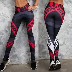 Sexy Women Yoga Pants Leggings - Workout Sports Running Leggings, High Waist, Fringe Elastic, Slim Fit, Gym Wear