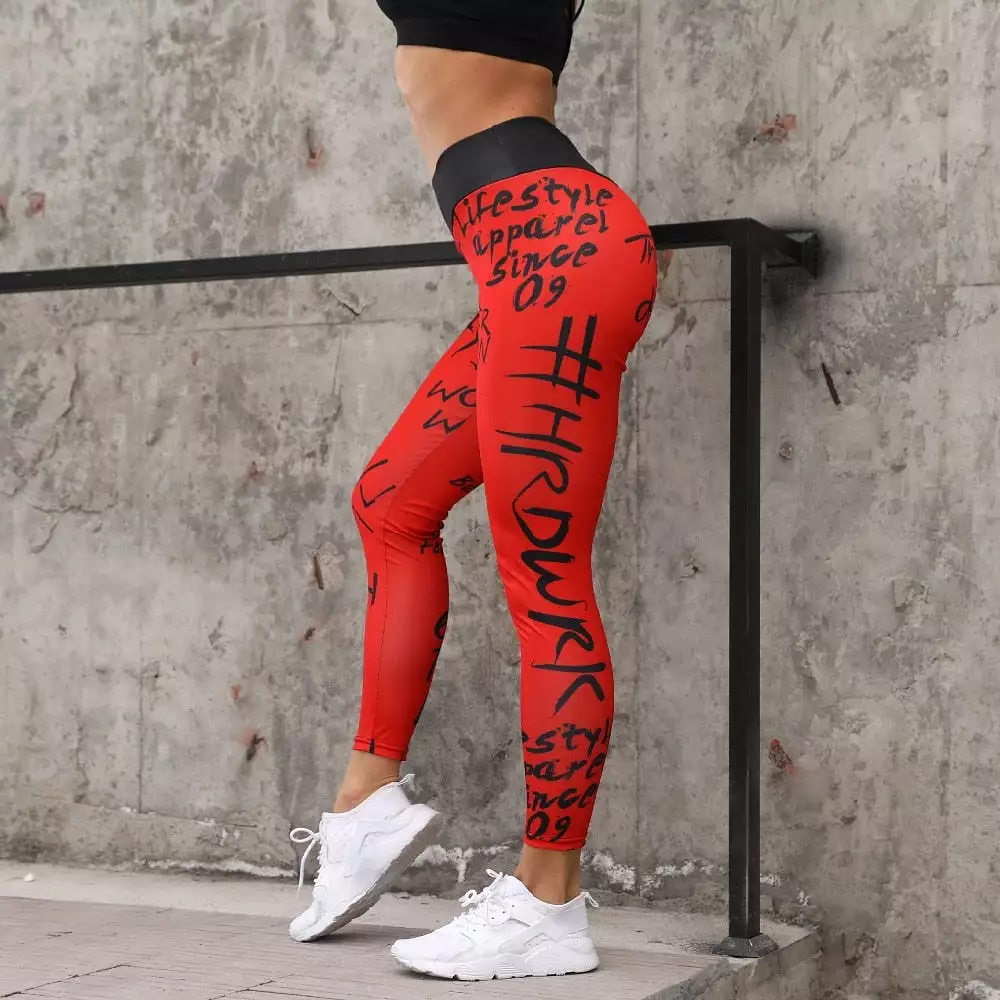 Sexy Women Yoga Pants Leggings - Workout Sports Running Leggings, High Waist, Fringe Elastic, Slim Fit, Gym Wear