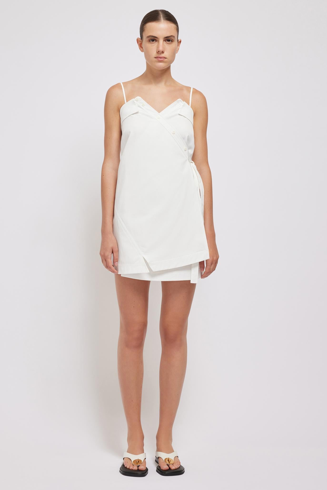 Simkhai Harbor Mini Dress White