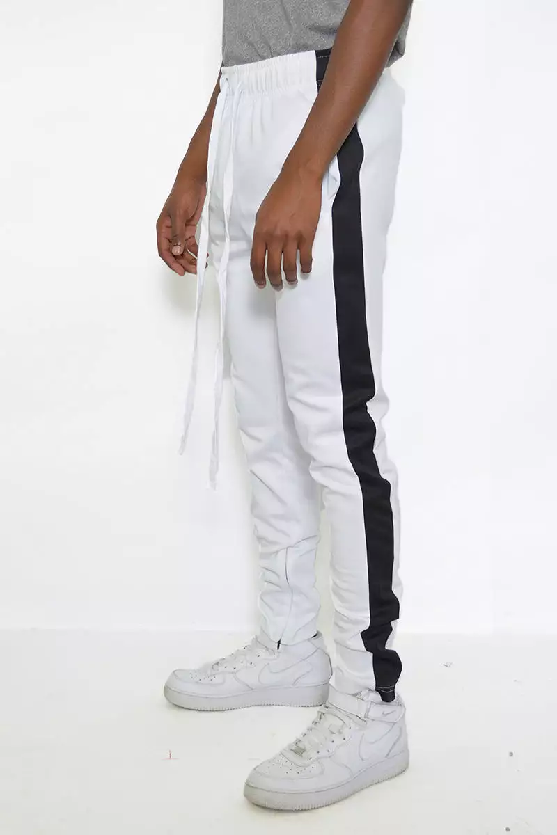 Single Stripe Track Pant - Black