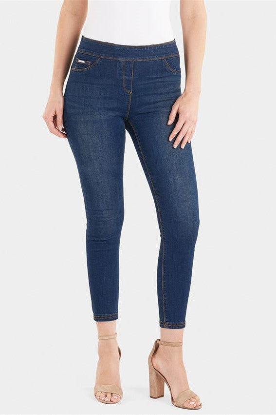 Skinny Dark Denim Ankle Jean - OMG