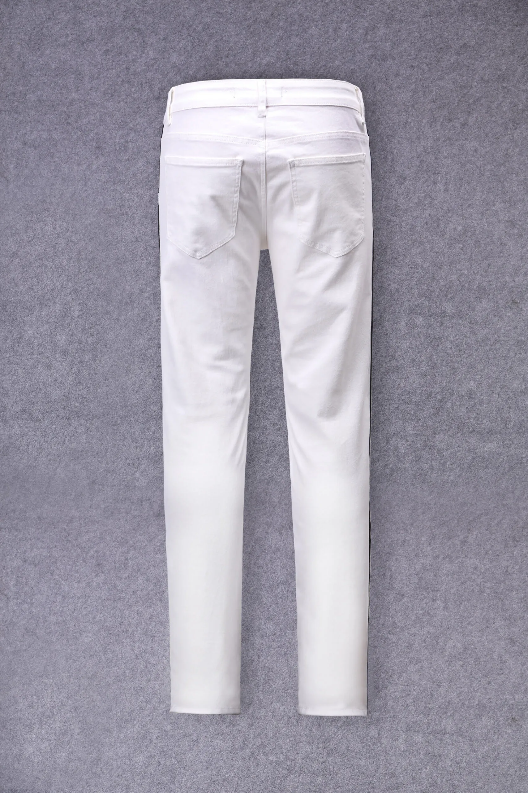 Slim-fit Jeans White Stripe