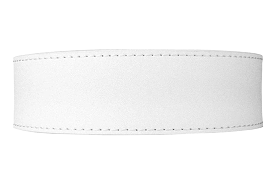 Smooth White Leather Dress Strap