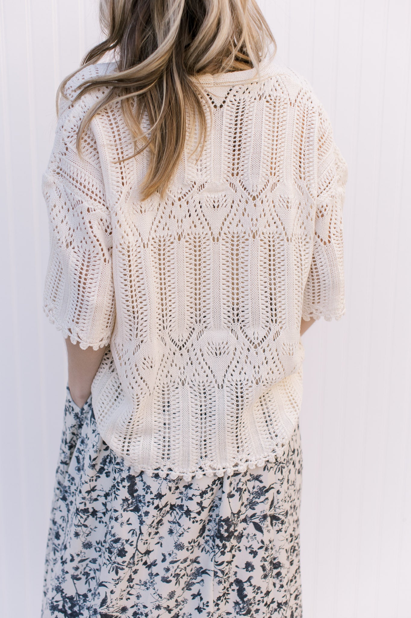 Spring Cream Sweater - Spring Sweater, Cream Color