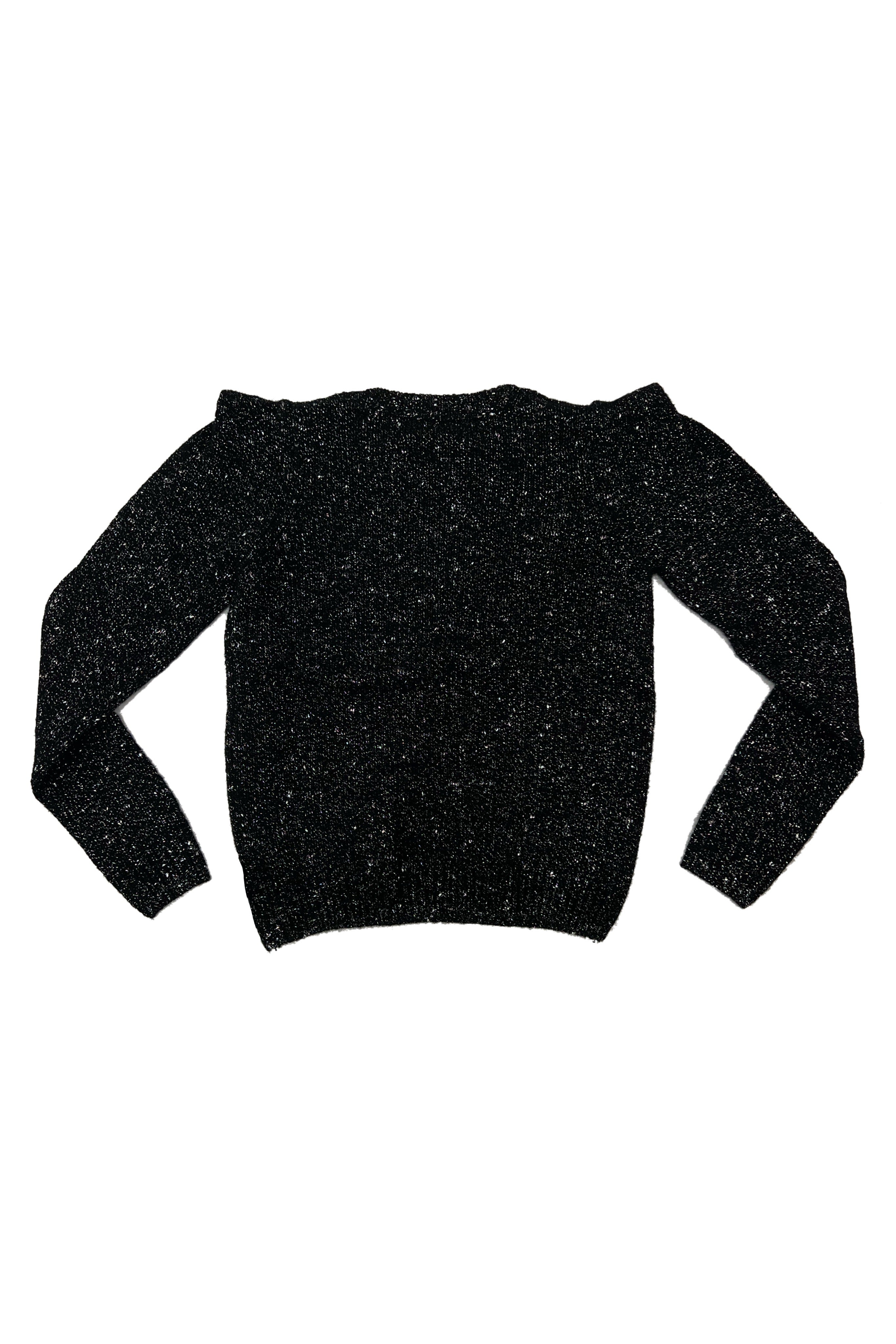 Square neck puff shoulder sweater Cosmos.