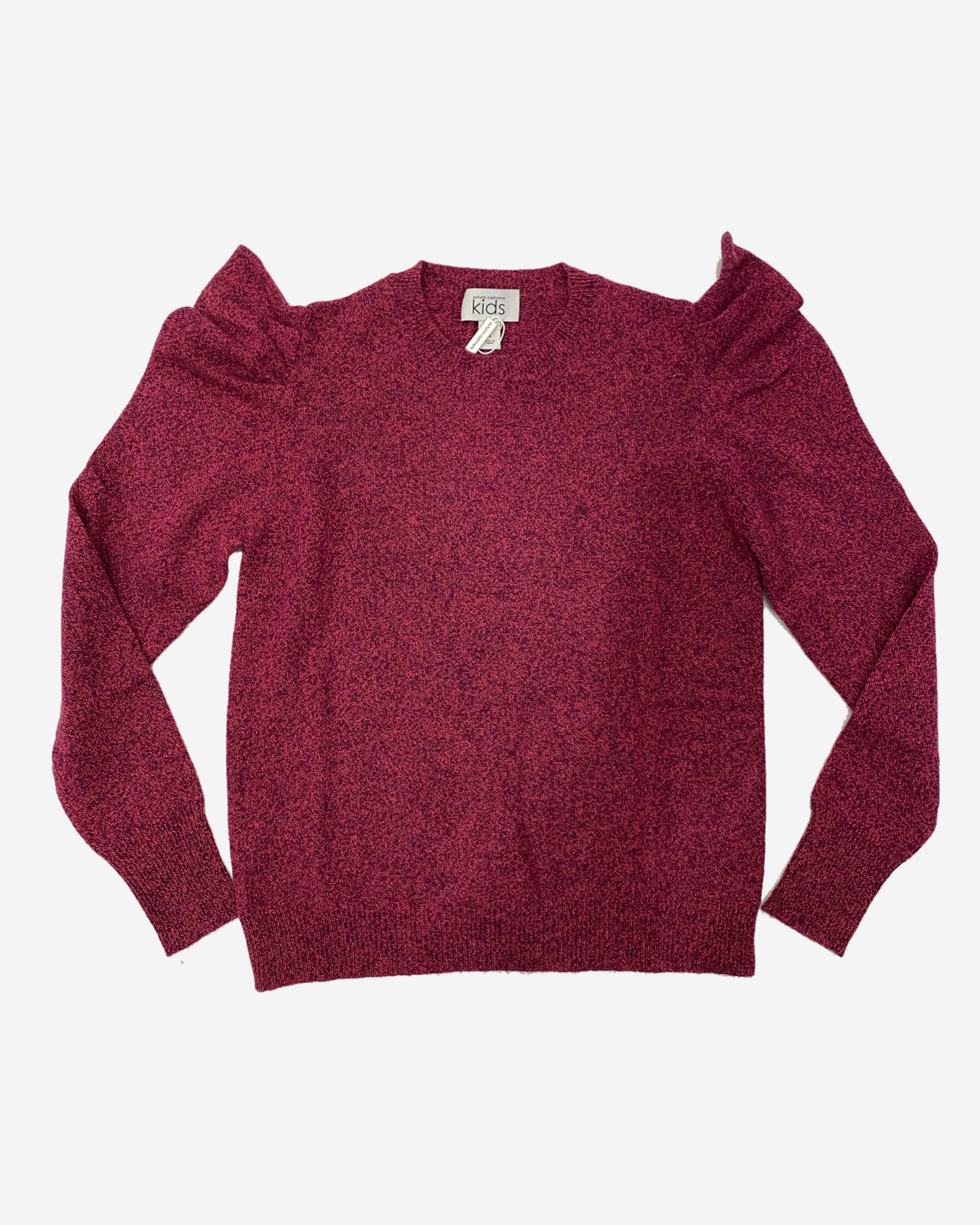 squared shoulder cashmere sweater