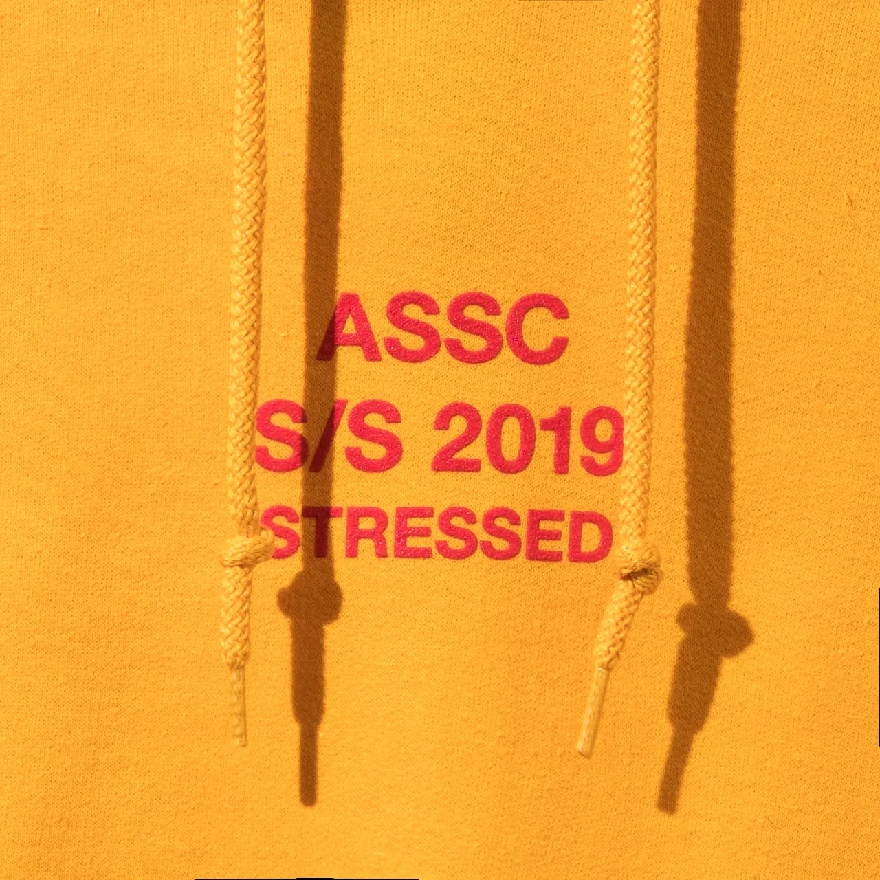 Stressed Yellow Hoodie - Streetwear Collection