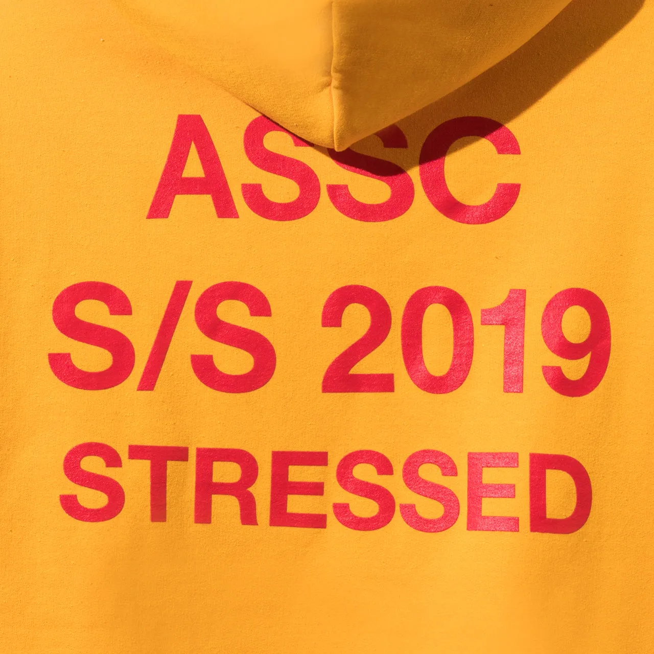 Stressed Yellow Hoodie - Streetwear Collection