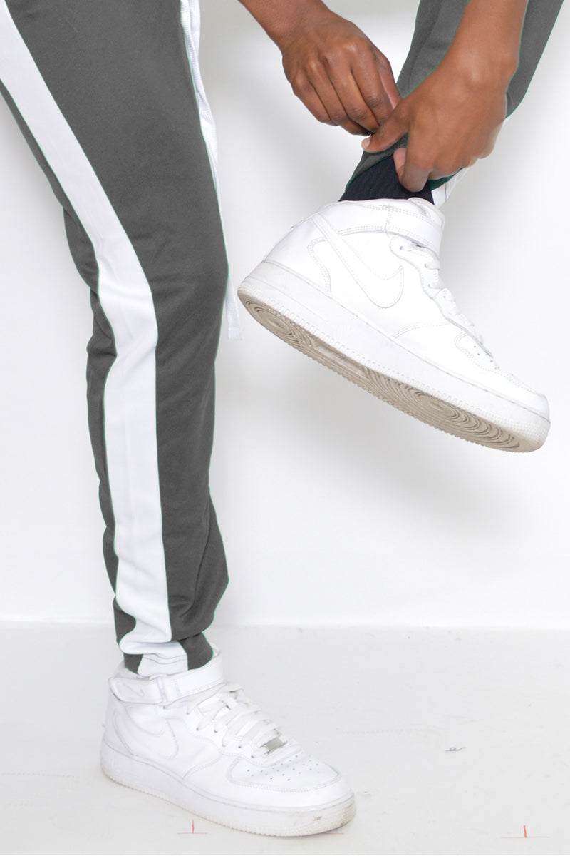 Stripe track pants