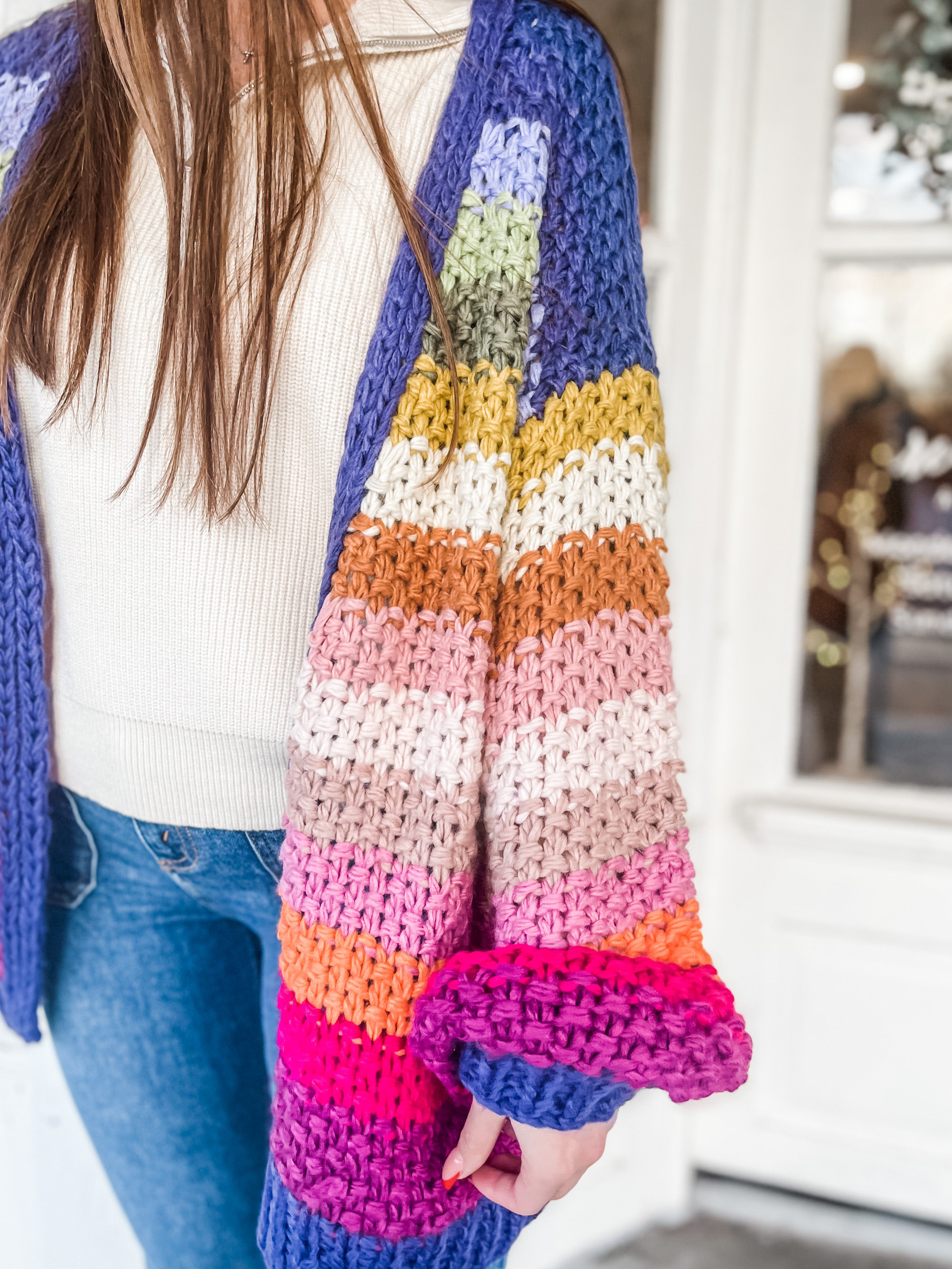 Striped Cardigan for a Groovy Vibe