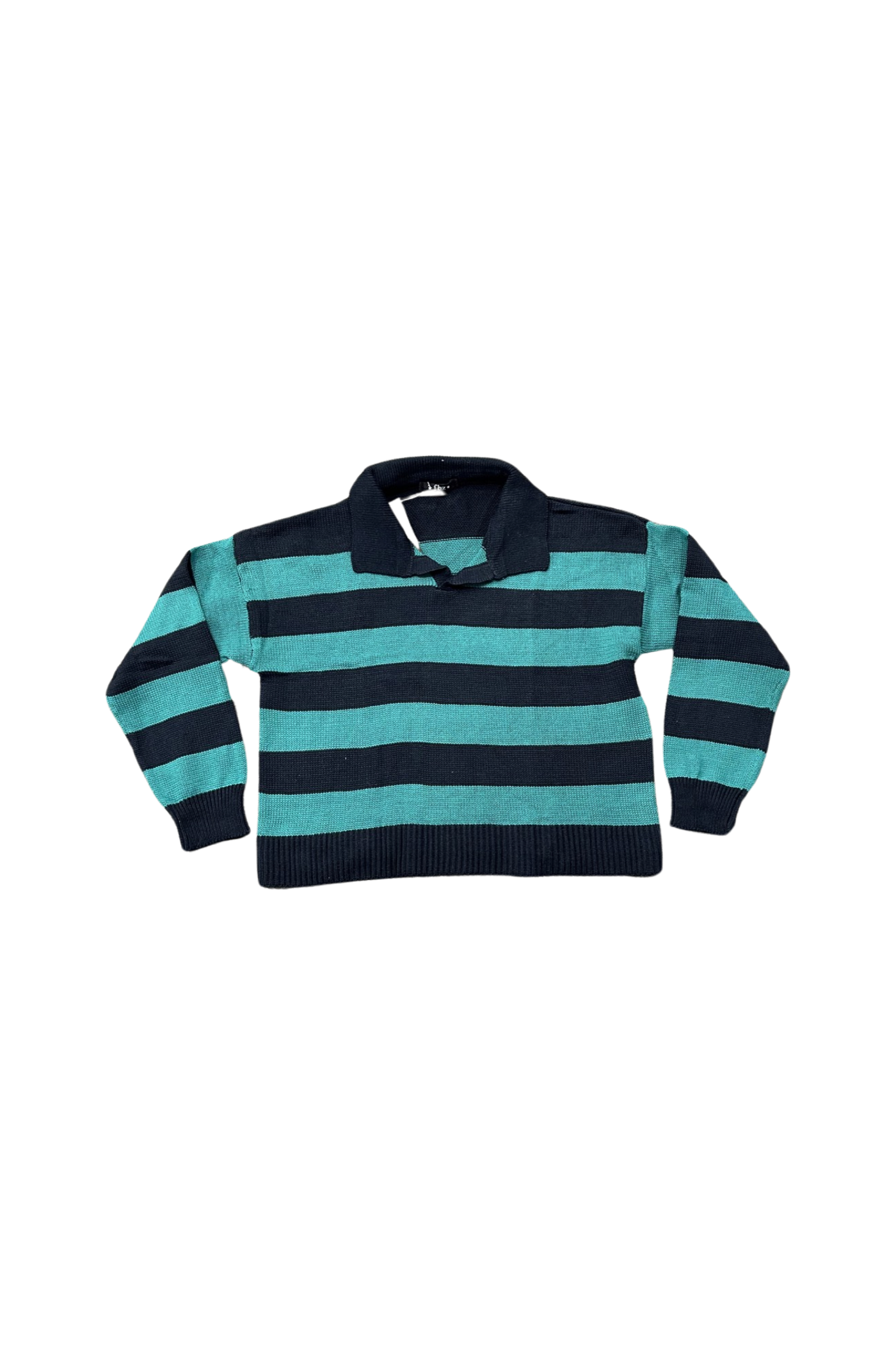 Striped Polo Sweater