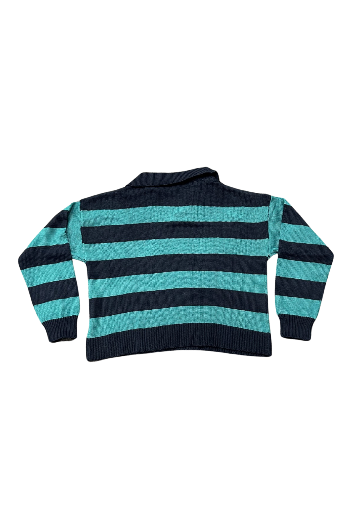 Striped Polo Sweater