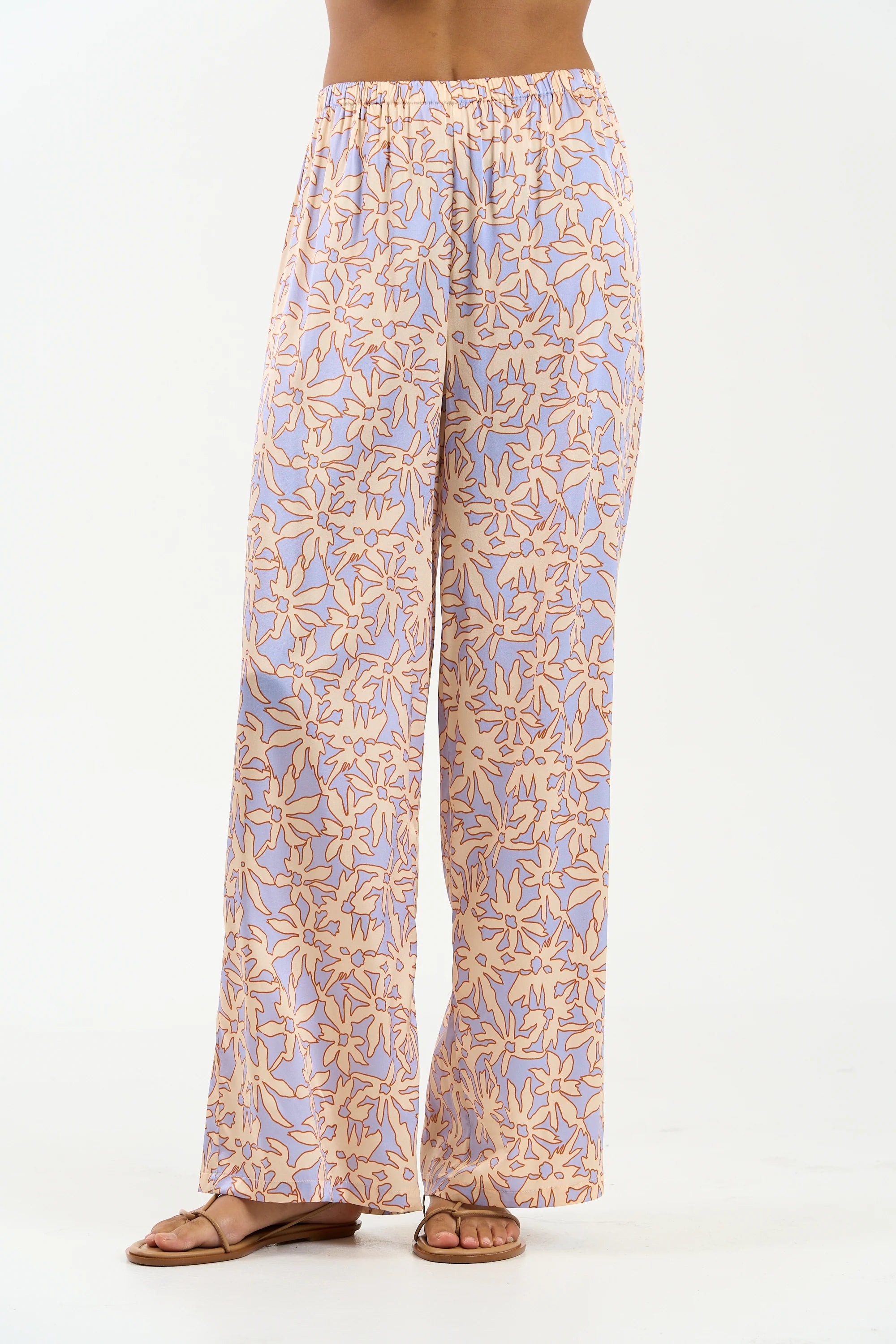 Sundays pants - Memphis style - Floral print.