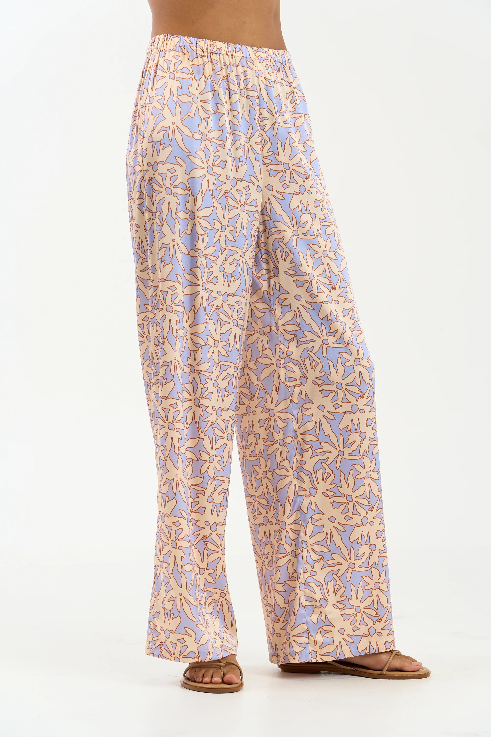 Sundays pants - Memphis style - Floral print.