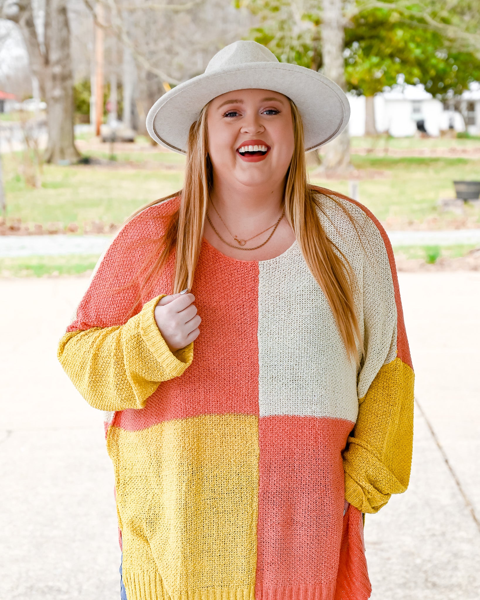 Sunshine Color Block Sweater - Buy Now!