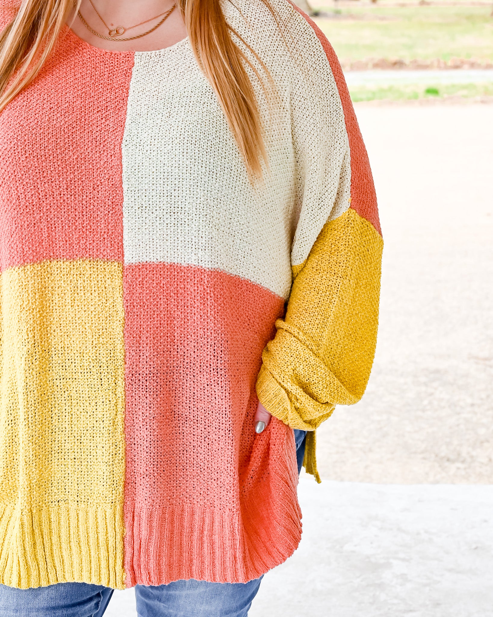 Sunshine Color Block Sweater - Buy Now!