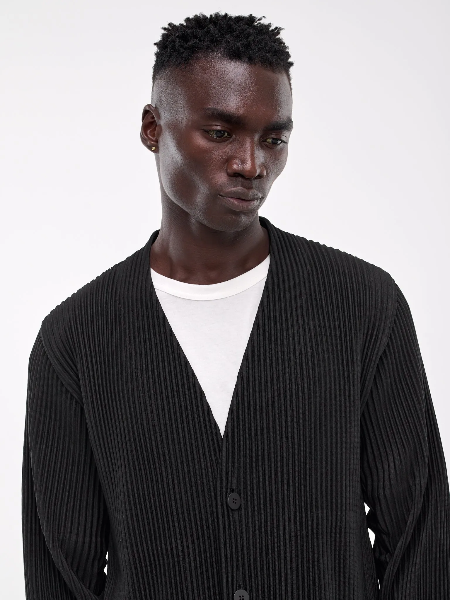 Tailored Pleats 1 Jacket in Black (HP48JD151-15)