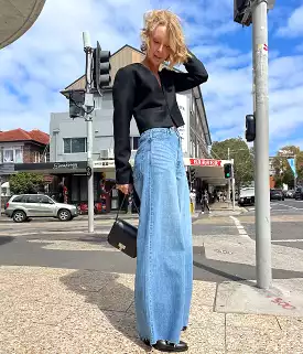 Tall Vintage Wide Leg Jeans - Super High Rise