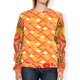 Tangerine Unisex Sweatshirt