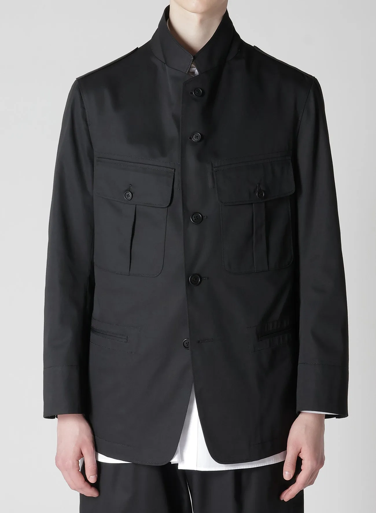 T/C Twill Action Pleats Jacket