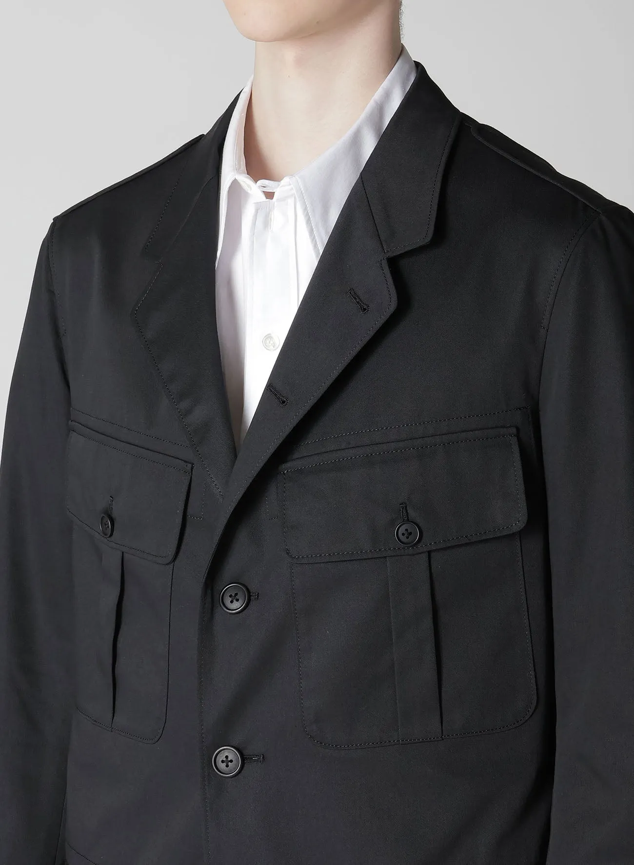 T/C Twill Action Pleats Jacket