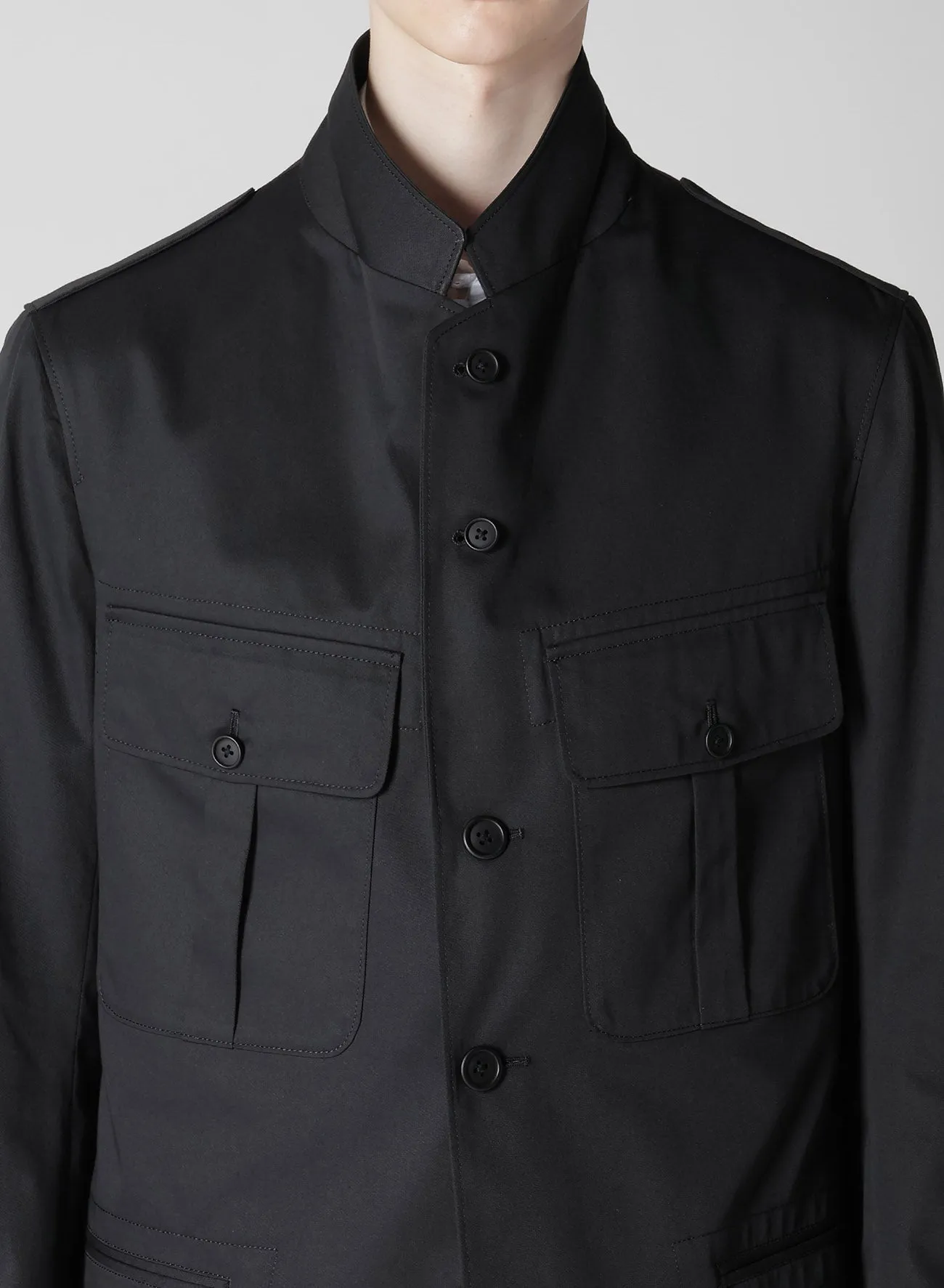 T/C Twill Action Pleats Jacket