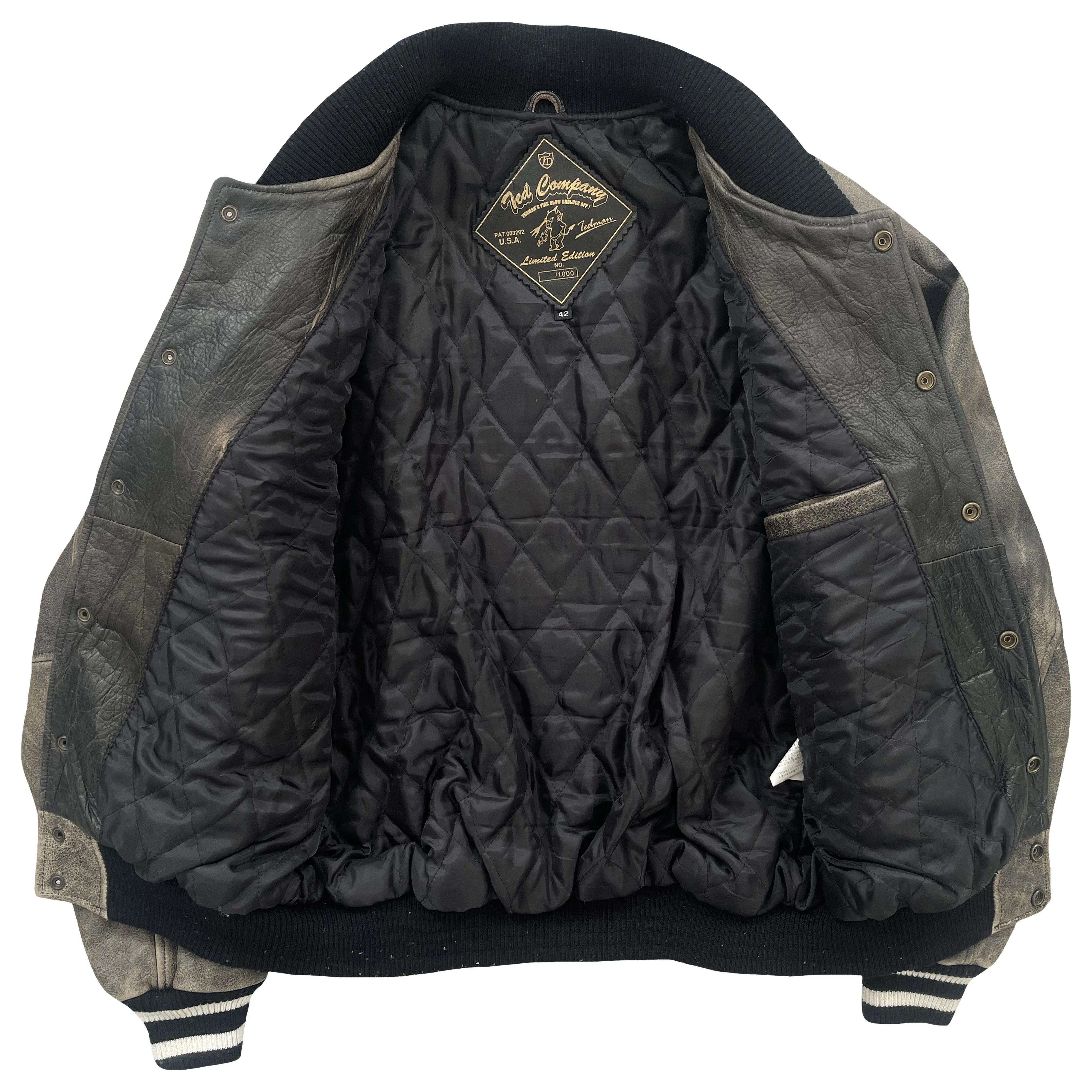 Tedman's Leather Varsity Jacket