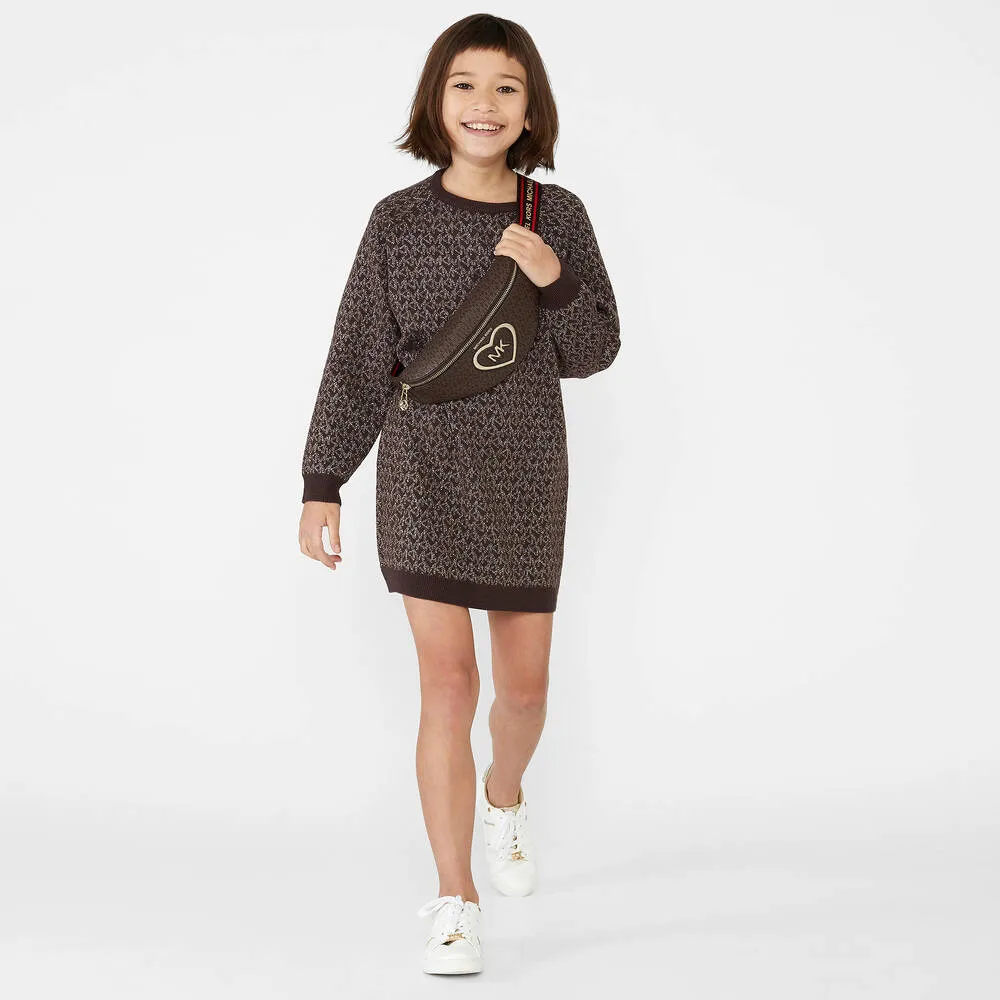 Brown Sweater Dress for Teen Girls