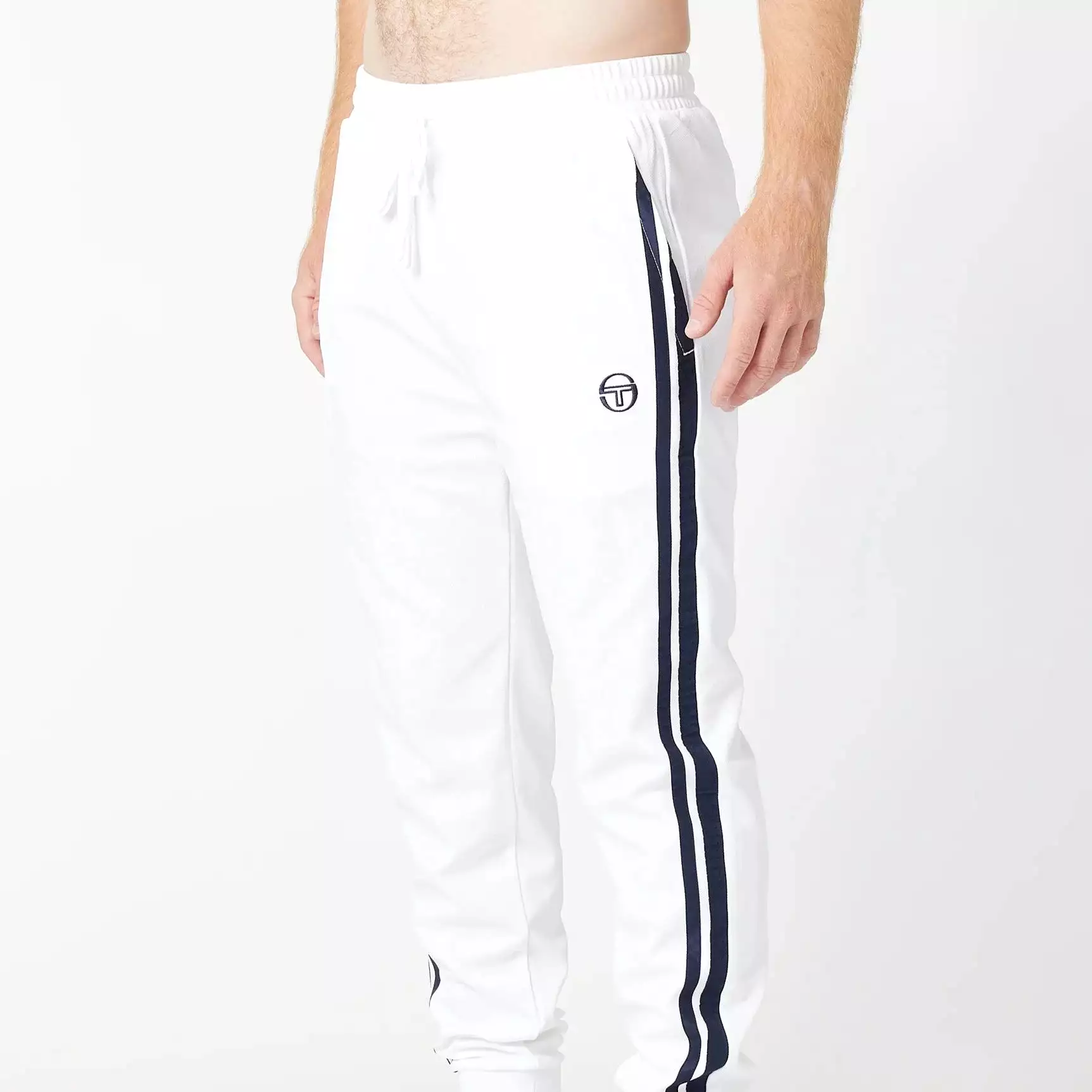 tennis track pant white