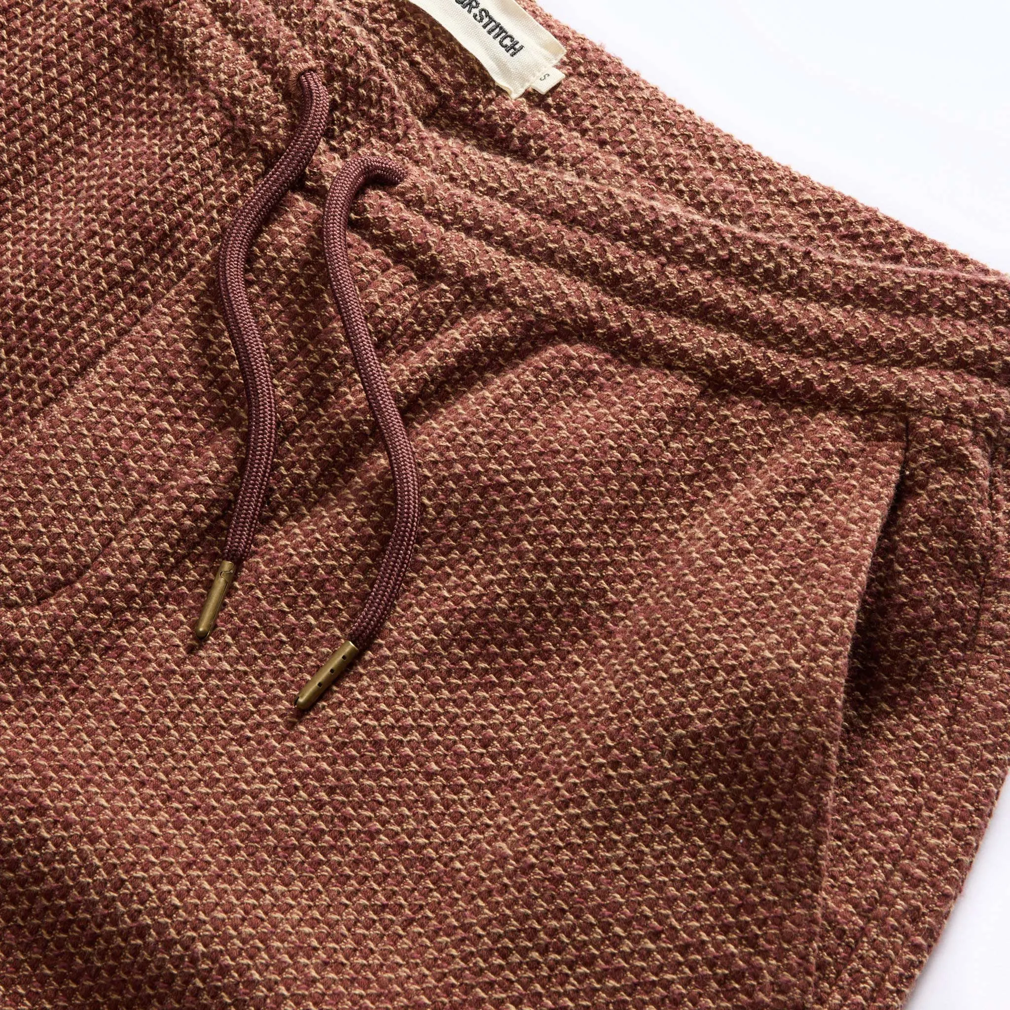 Black Cherry Sashiko Apres Pant