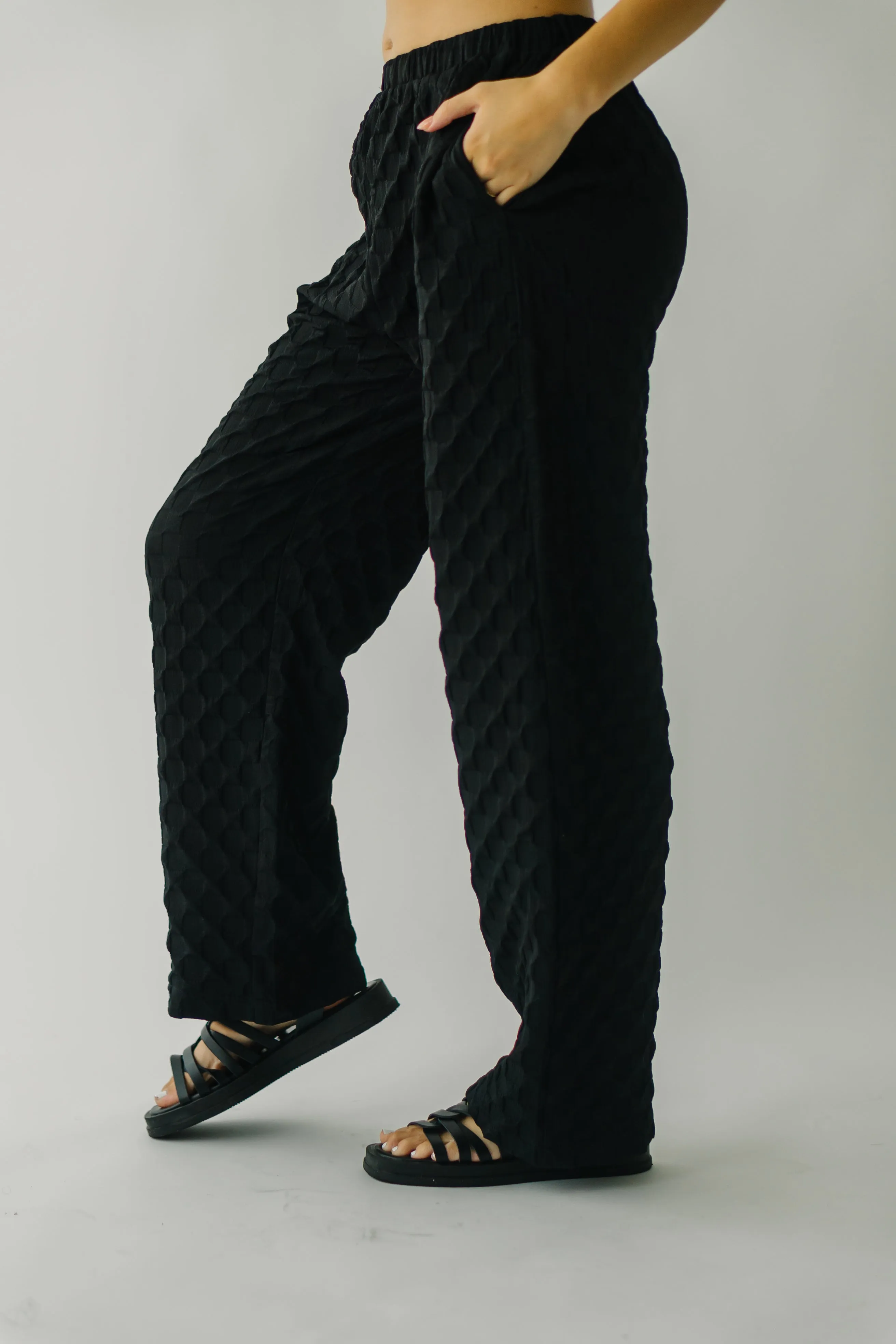 Bayfield Textured Black Pant