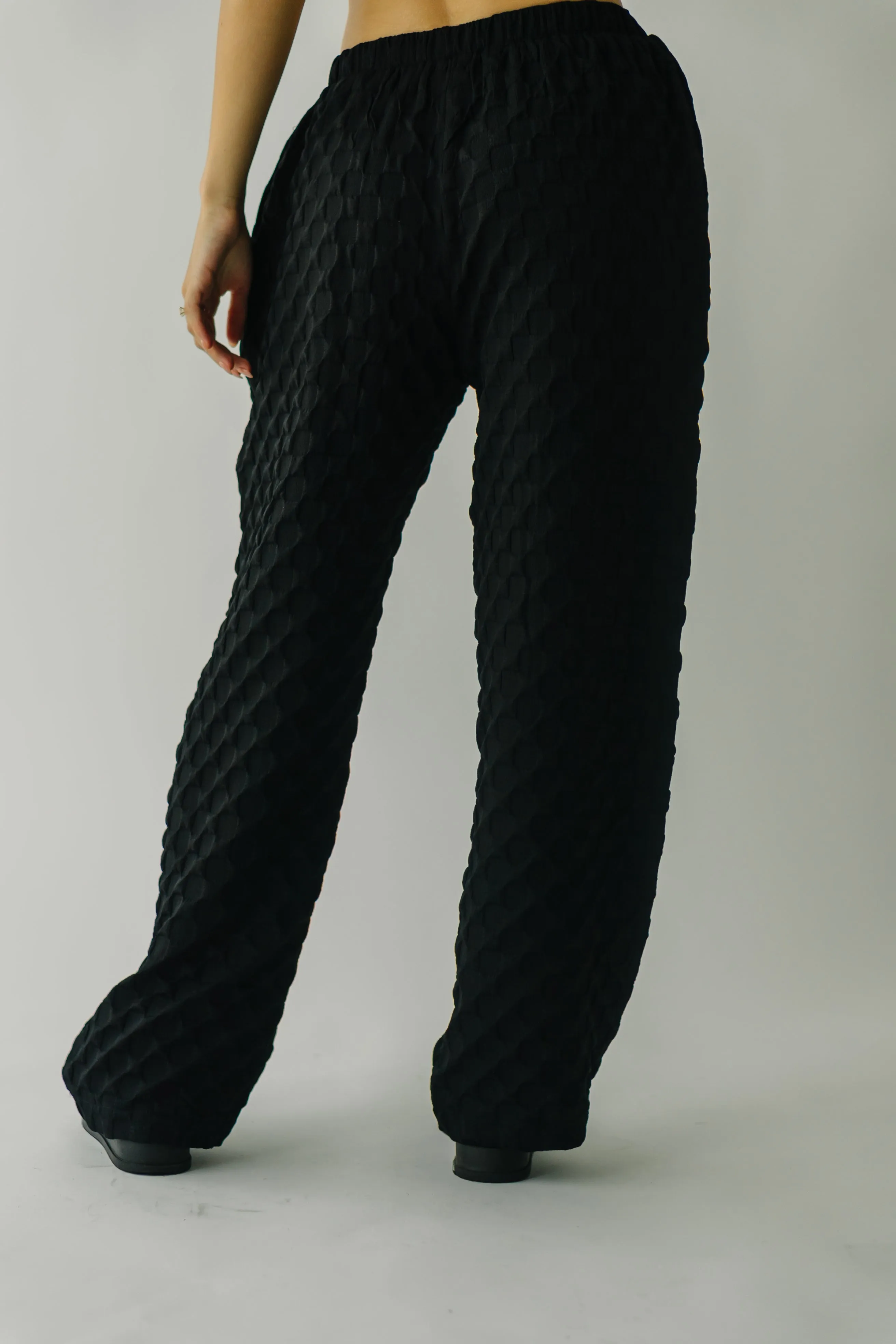 Bayfield Textured Black Pant