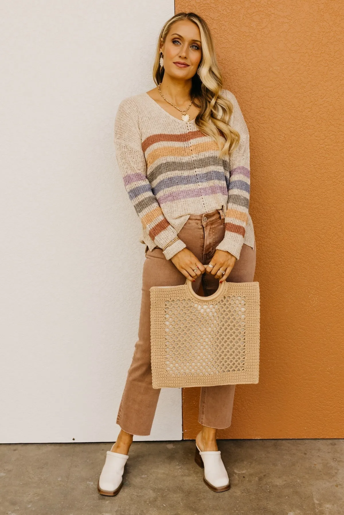 Marisol Striped Sweater - Shop Now for Chic Stripes & Cozy Comfort!