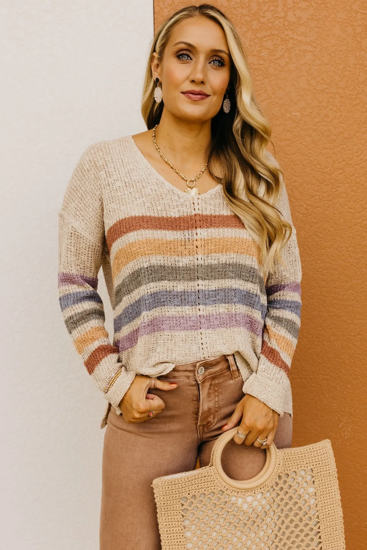 Marisol Striped Sweater - Shop Now for Chic Stripes & Cozy Comfort!