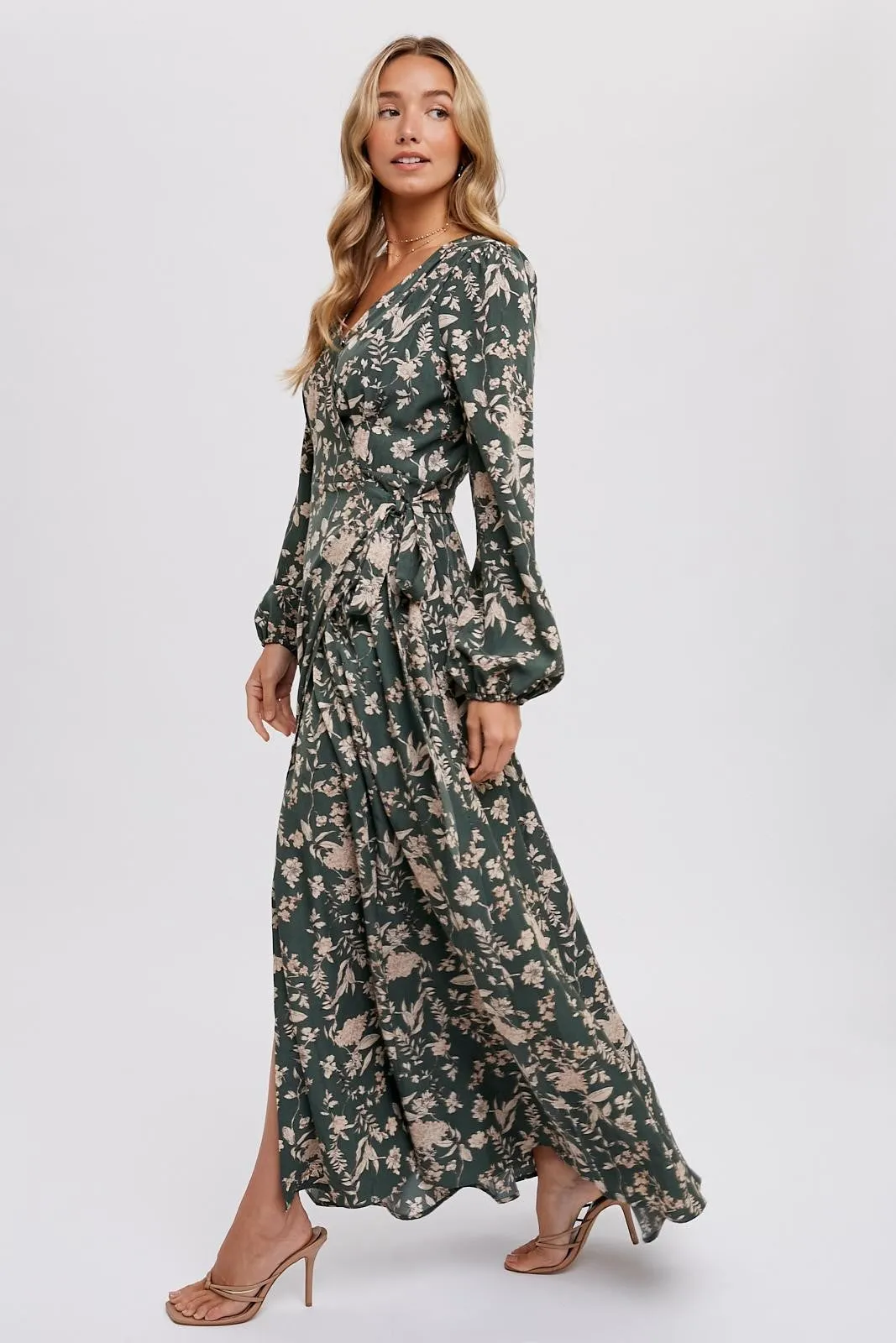 Monique Floral Wrap Maxi Dress - Shop Now