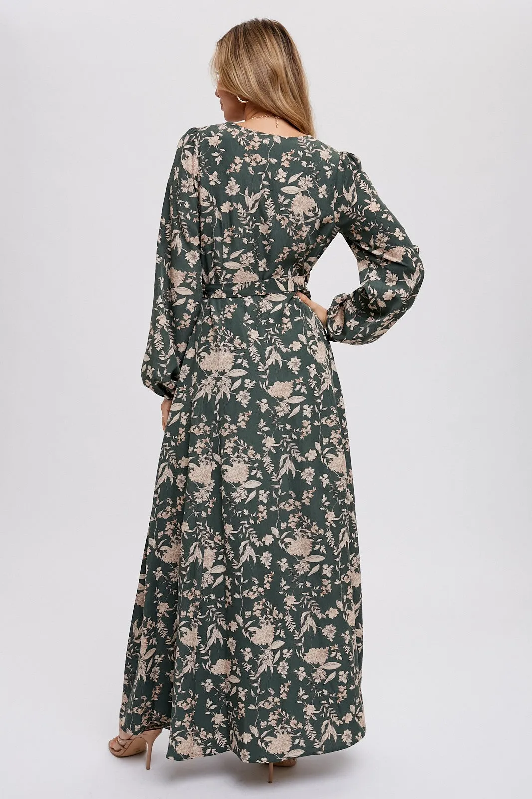 Monique Floral Wrap Maxi Dress - Shop Now