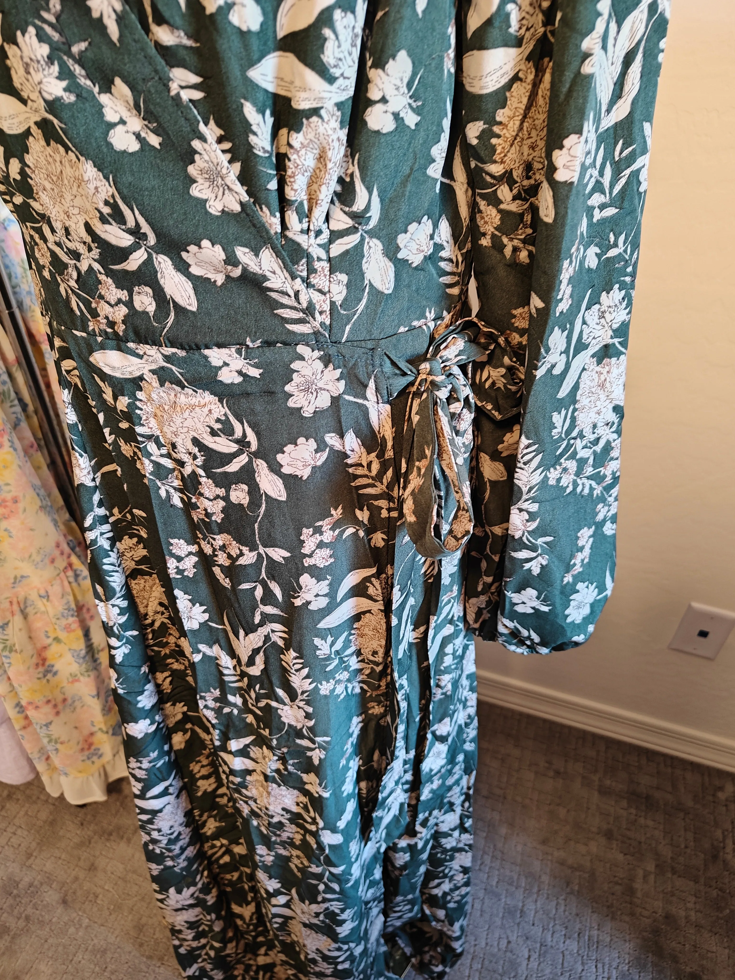 Monique Floral Wrap Maxi Dress - Shop Now