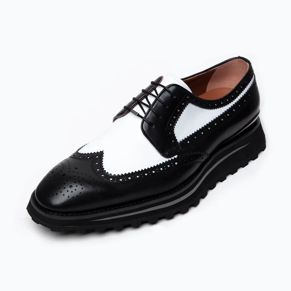 Thick-soled handmade business derby shoes for men - Result: 90006F