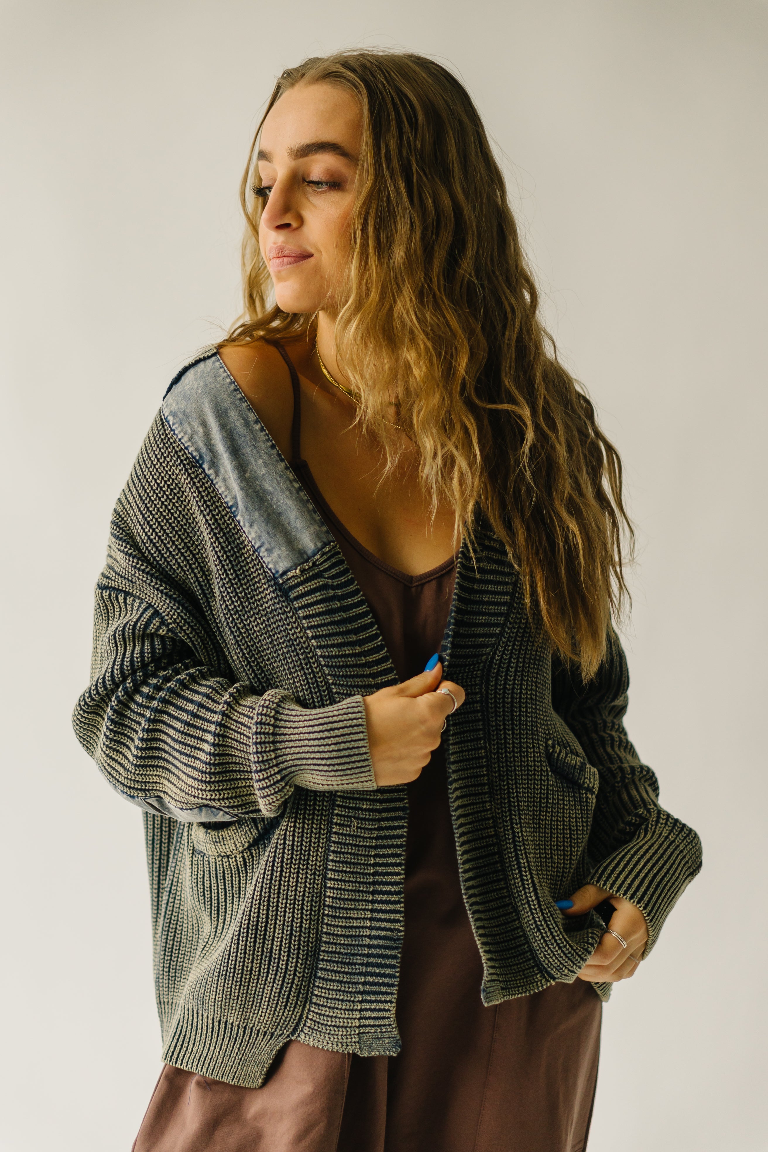 Tonopah Mineral-Washed Cardigan Navy - Results: The Tonopah Mineral-Washed Cardigan in Navy is a stylish and versatile piece tha