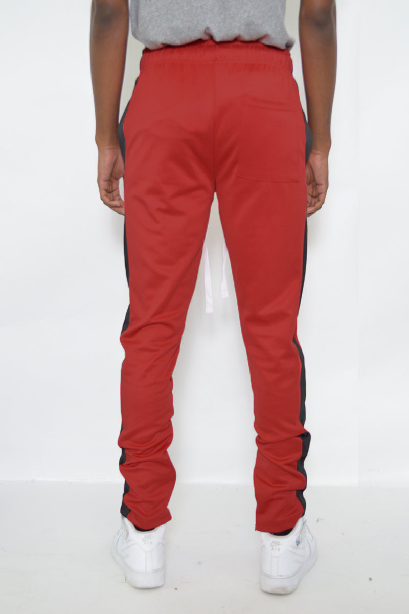 Track Pant with Single Stripe.