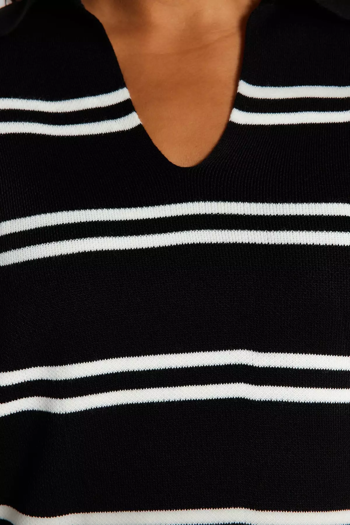 Striped Knit Sweater by Trendyol