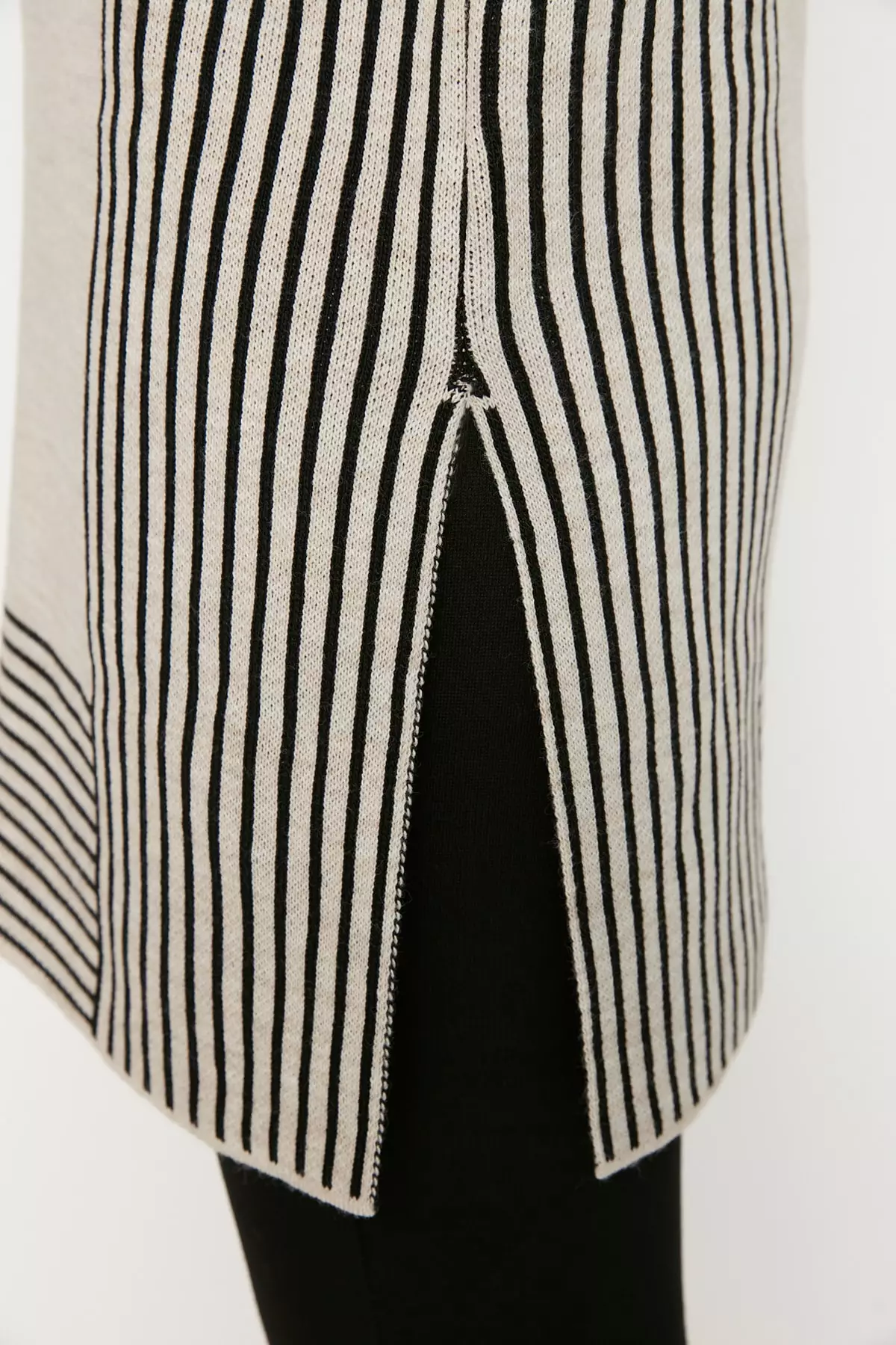 Striped Poncho Sweater from Trendyol