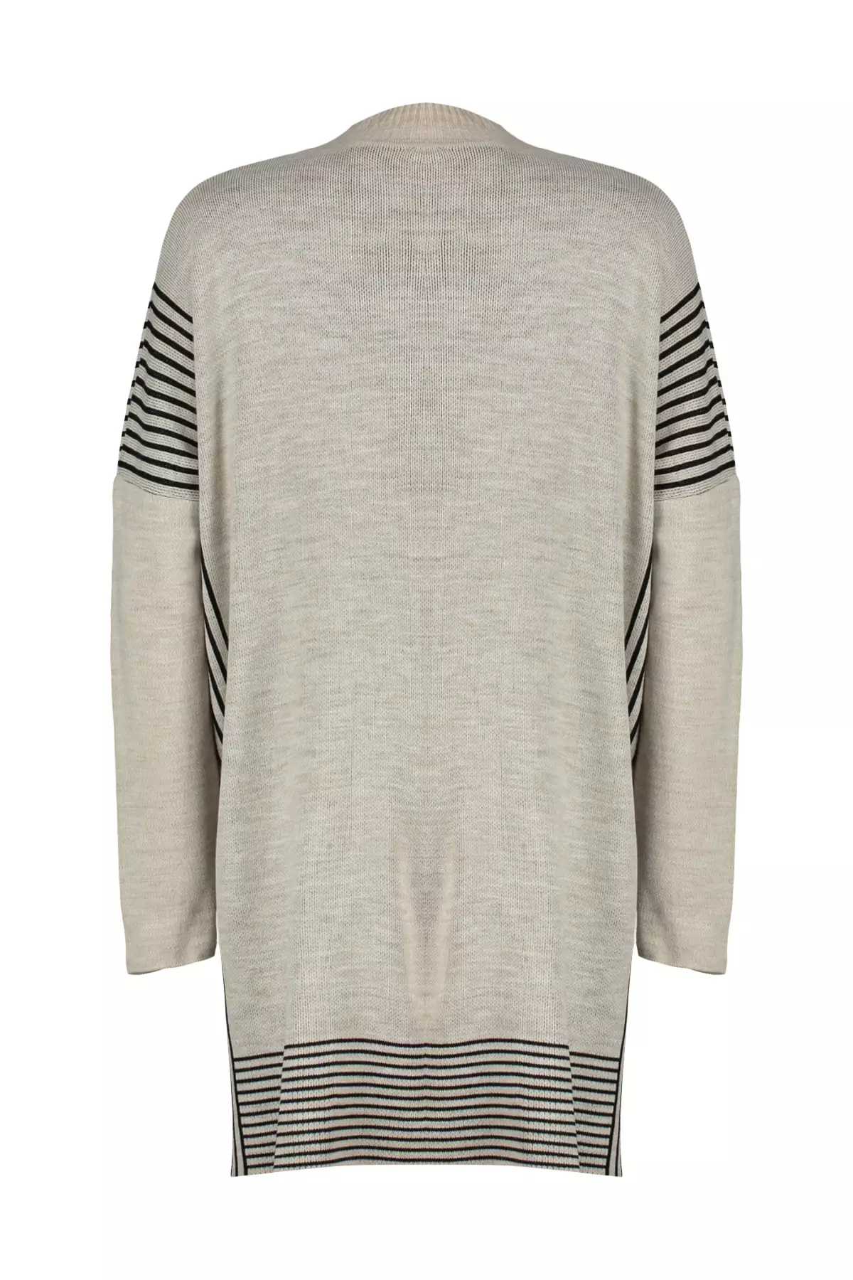 Striped Poncho Sweater from Trendyol