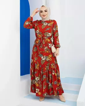 Turkish Maxi Dress ZERTAS - 4503-M10 for Women