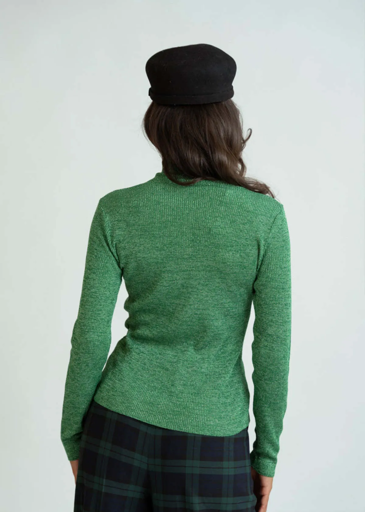 Green Turtleneck Sweater