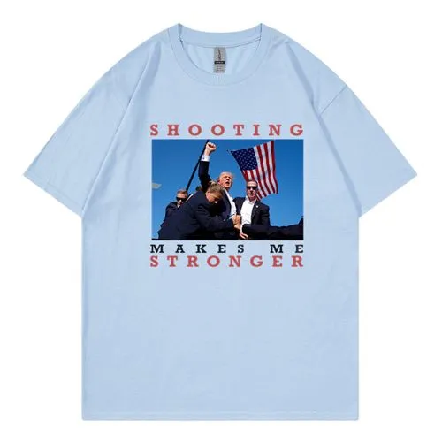 Unisex Short Sleeve T-Shirts - Donald Trump Letter USA - Streetwear