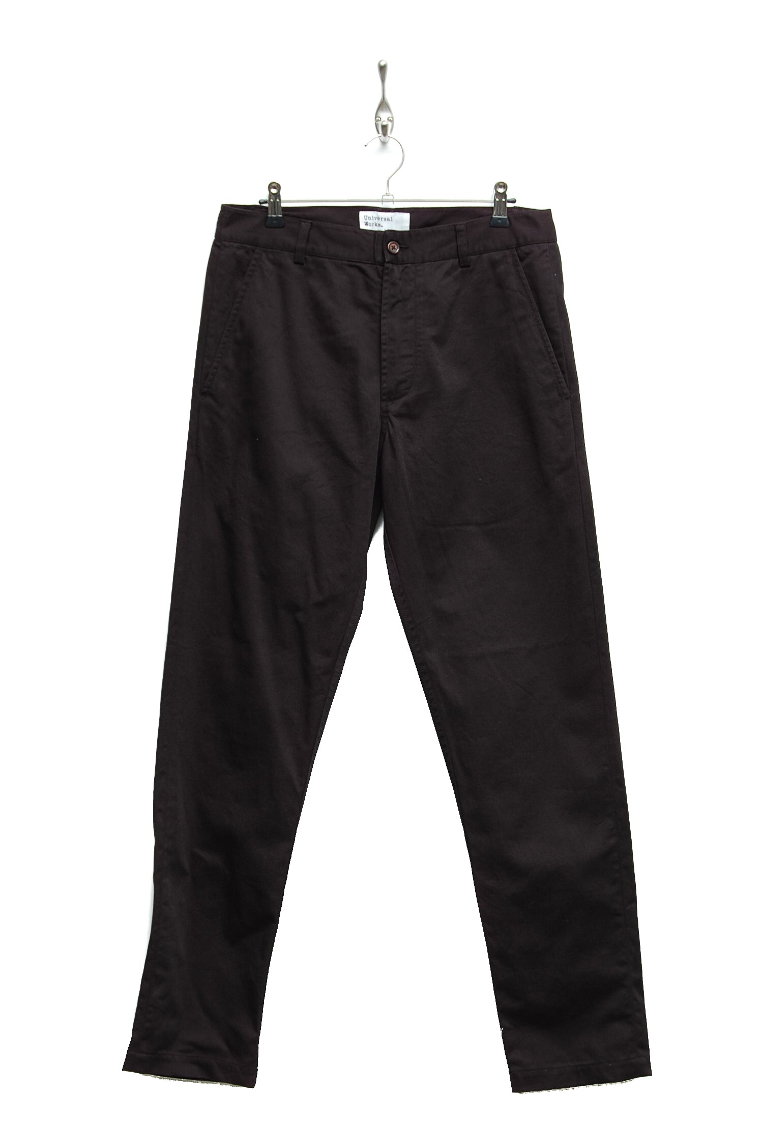 Universal Works Aston Pants in black twill - 00130.