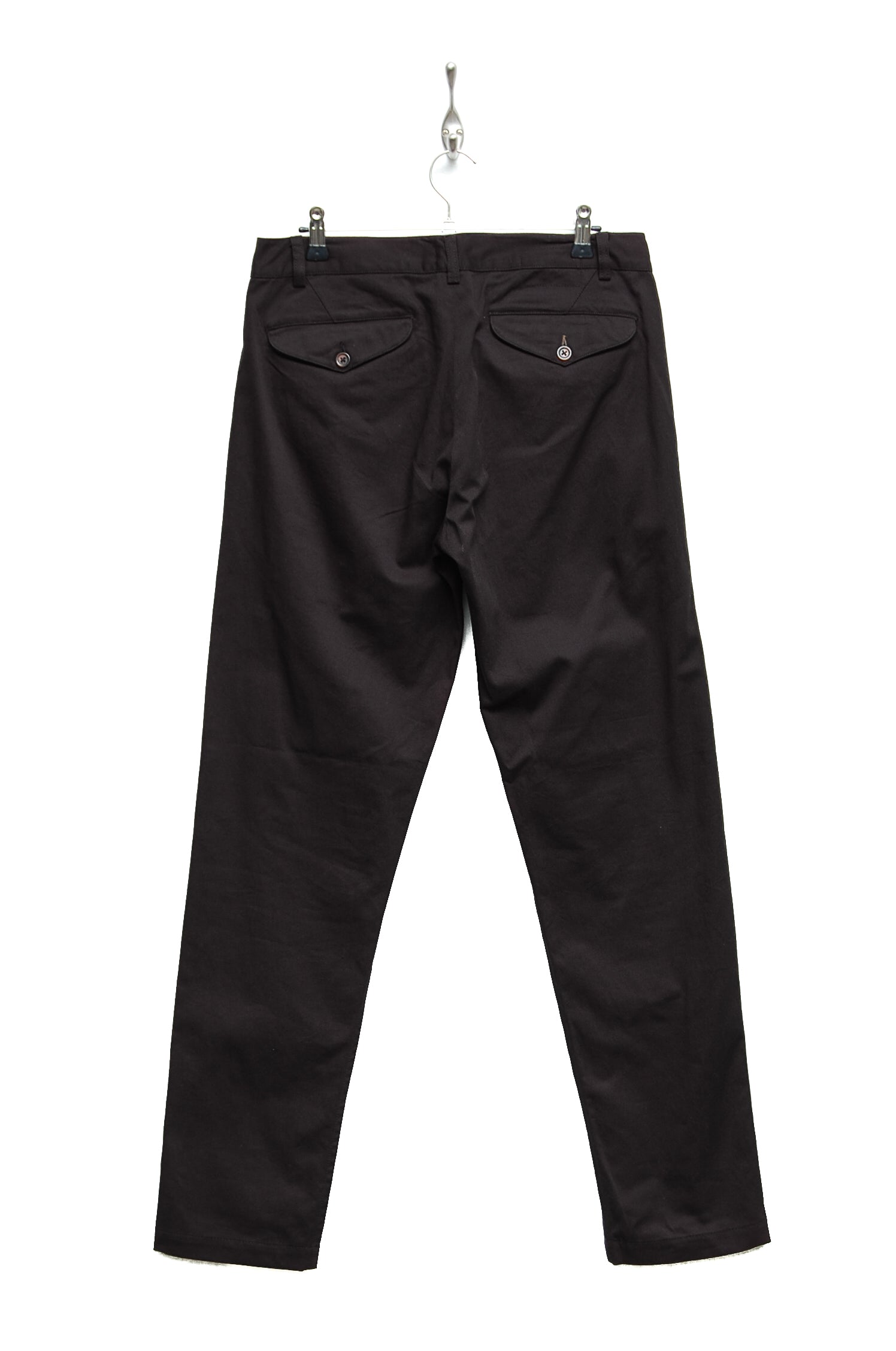 Universal Works Aston Pants in black twill - 00130.