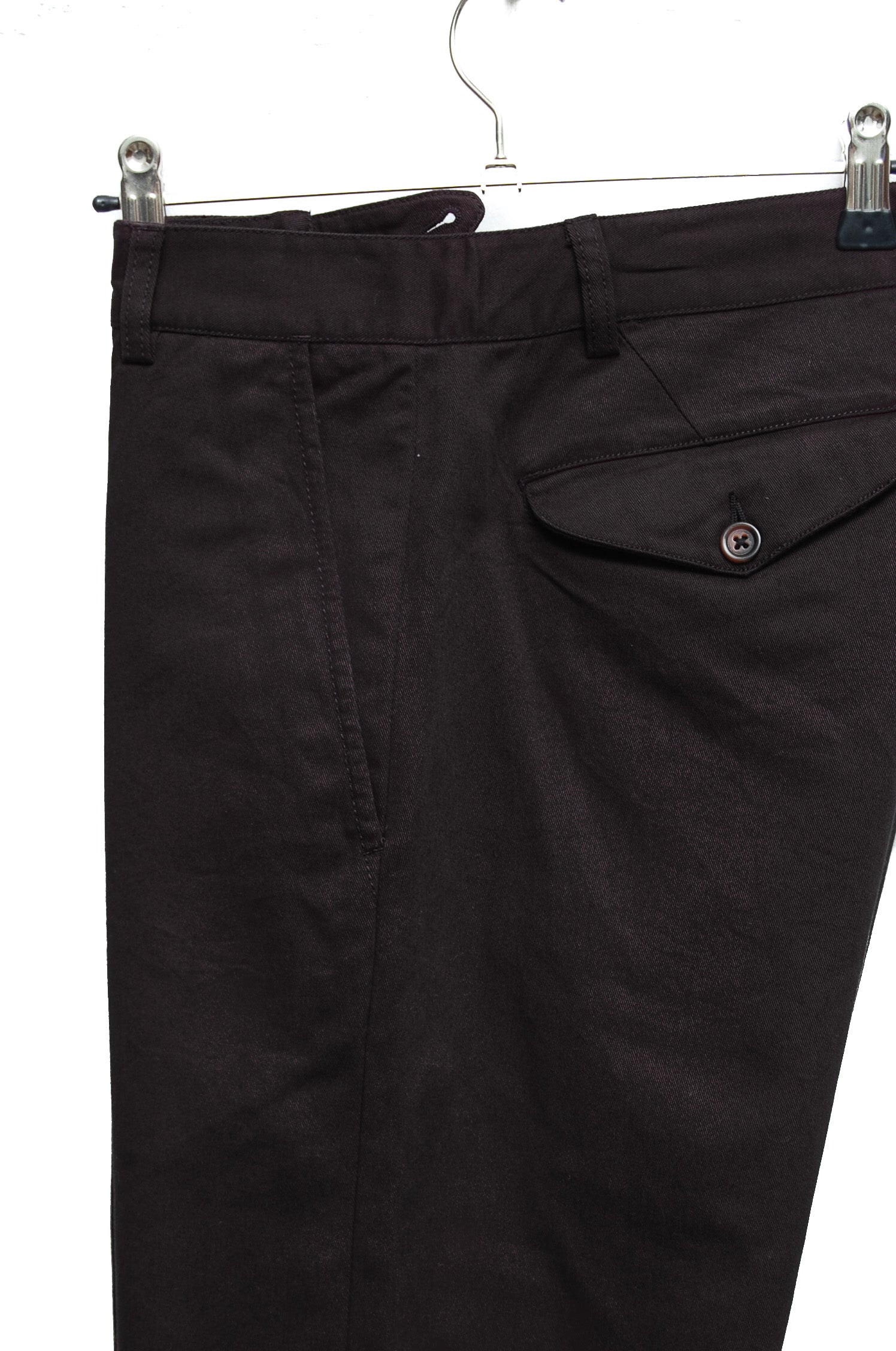 Universal Works Aston Pants in black twill - 00130.